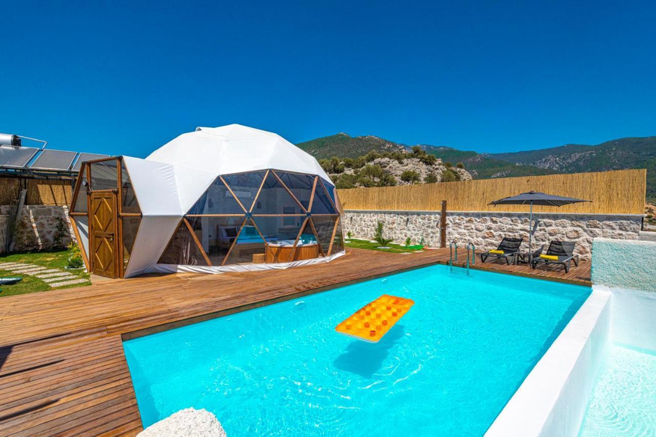 Kalkan Dome Suites & Deluxe-Glamping Holiday In Kalkan Kaş Dış mekan fotoğraf