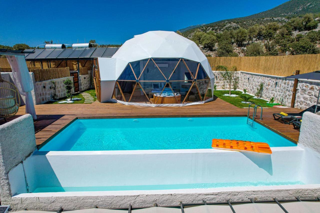 Kalkan Dome Suites & Deluxe-Glamping Holiday In Kalkan Kaş Dış mekan fotoğraf