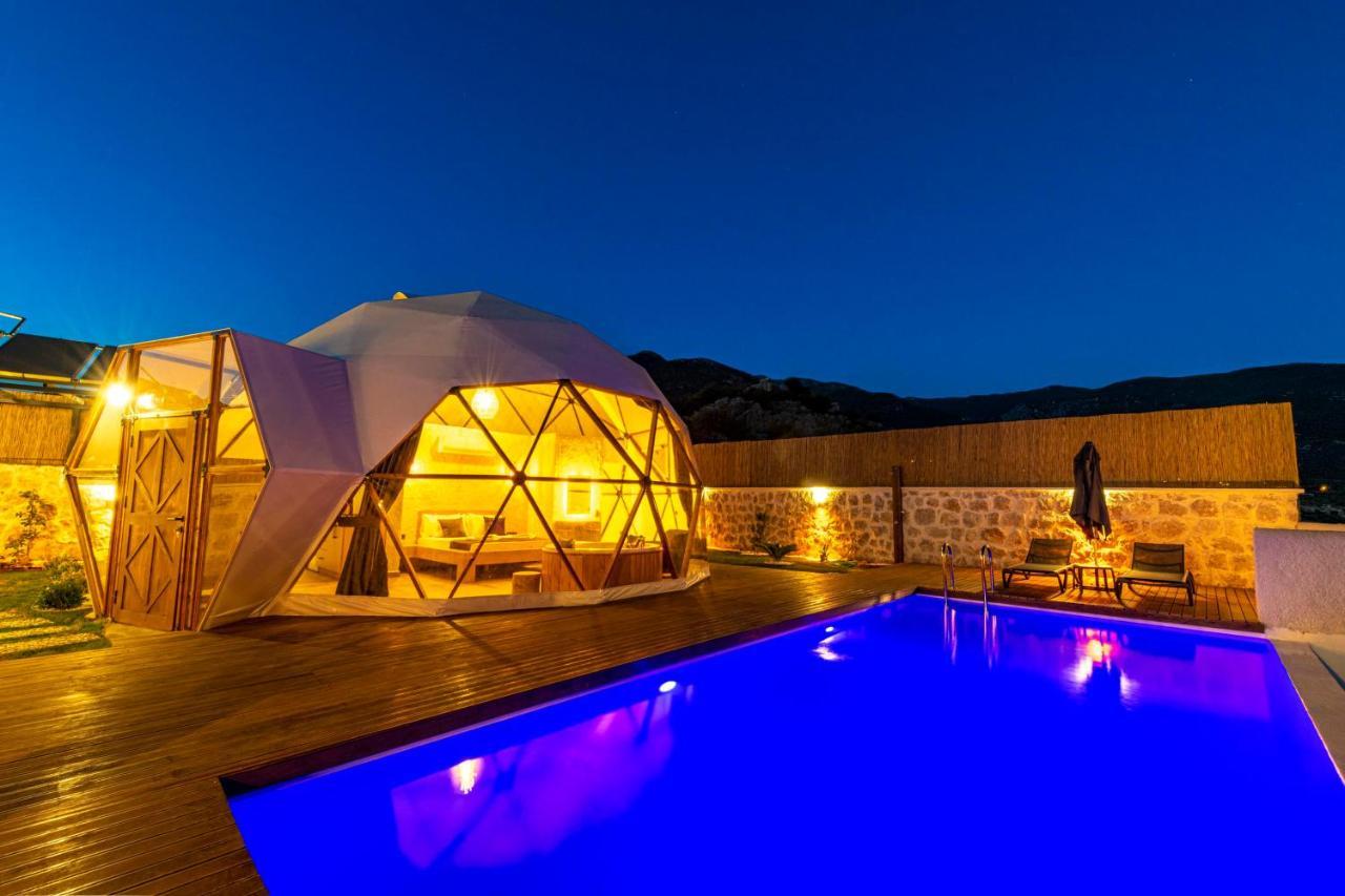 Kalkan Dome Suites & Deluxe-Glamping Holiday In Kalkan Kaş Dış mekan fotoğraf