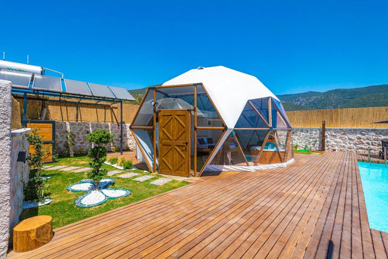 Kalkan Dome Suites & Deluxe-Glamping Holiday In Kalkan Kaş Dış mekan fotoğraf