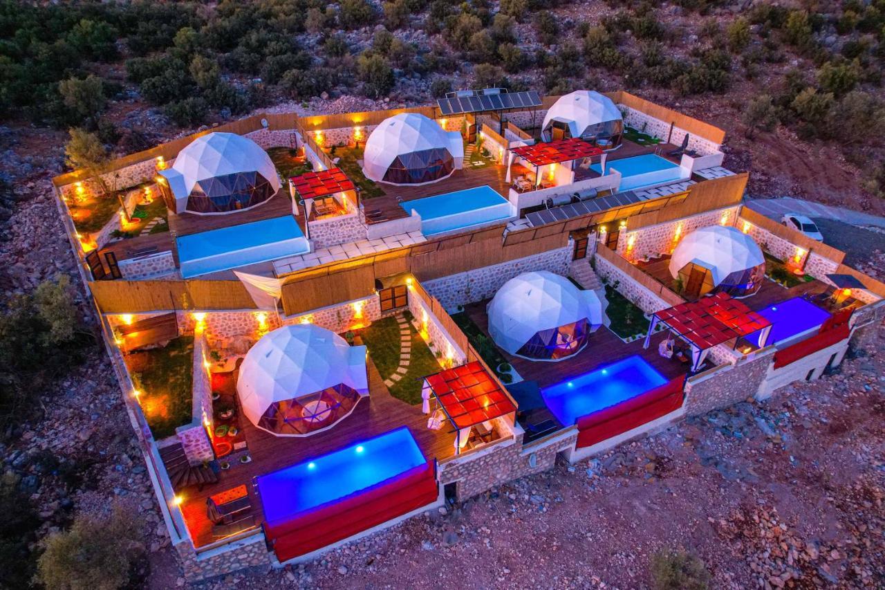 Kalkan Dome Suites & Deluxe-Glamping Holiday In Kalkan Kaş Dış mekan fotoğraf