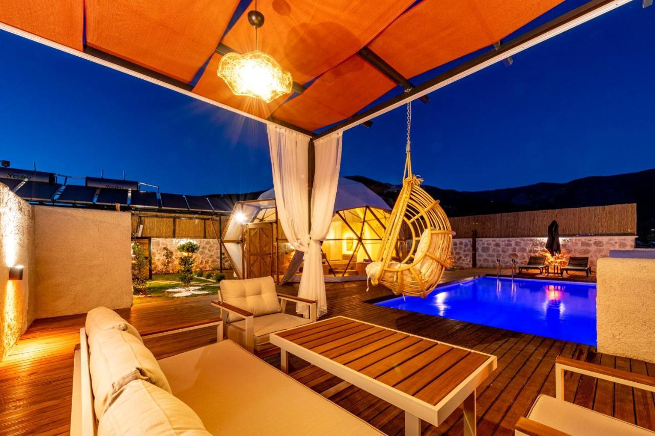 Kalkan Dome Suites & Deluxe-Glamping Holiday In Kalkan Kaş Dış mekan fotoğraf